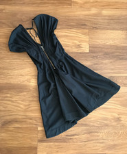 ALLSAINTS Vintage Y2K Abbey Dress UK 6 Bustle Back Fit & Flare Boho Goth Fairy