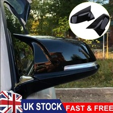 2x Gloss Black Wing Mirror