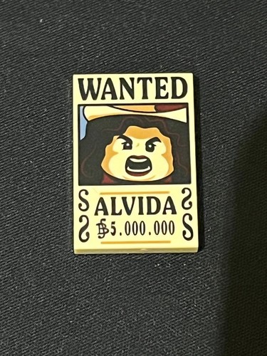 Lego one piece wanted poster - one,