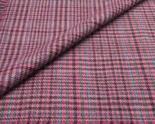 Multicolour Check Fabric Wool