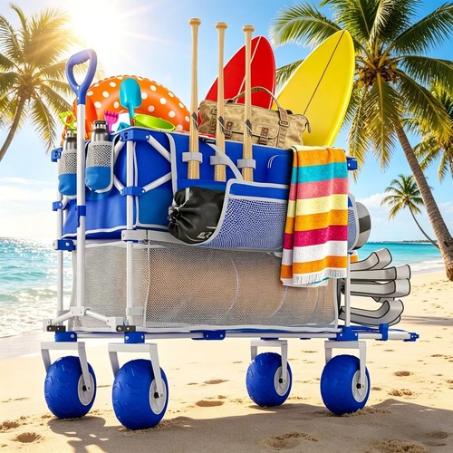 Beach wagon with big wheels - with,