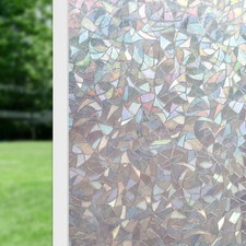 3D Pebbles Window Film Stained