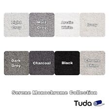 BEDROOM SERENE GREY CARPET | 8 SHADES OF GREY | HESSIAN BACKED 12mm THICKNESS