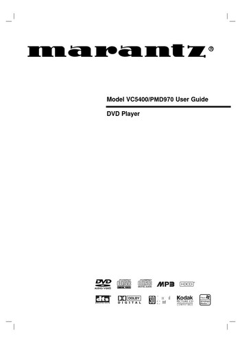 Marantz pmd970 dvd - marantz,