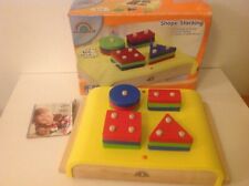 Wonderworld Counting Shape Sorter Shape Stacking Multi coloured Wooden Toy Game