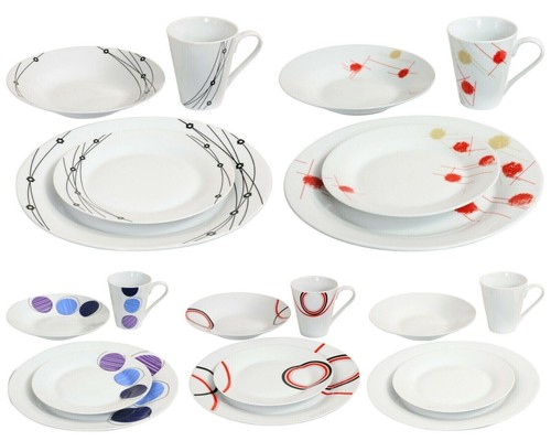 16pc dinner set - 16pc, porcelain