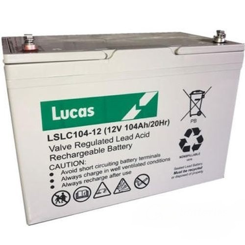 Lucas 12v 104ah deep - lucas, agm