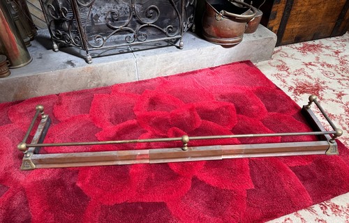 Fireplace fender adjustable - fender,