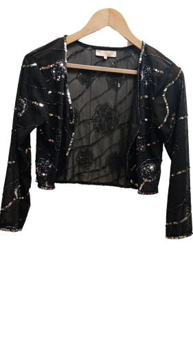 Miso black sequin beaded - sequin, &