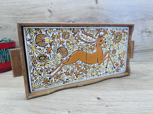 Vintage rodos keramik tile - rodos,
