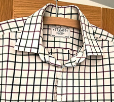 Charles Tyrwhitt Tattersall Check shirt 16" 34" Cotton/Wool mix Regular fit