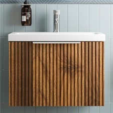 Fluted 600mm Bathroom Vanity