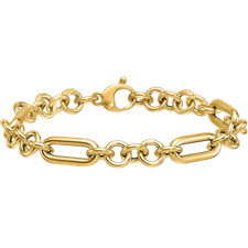 14K Solid Yellow Gold Link