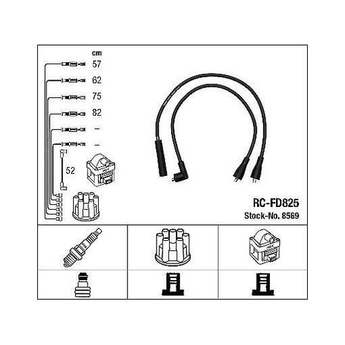 8569 ngk ignition cable - ignition, kit