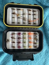 FLY fishing BOX WITH SALMON