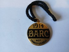 Brooklands Members badge 1914 Brooklands motor course.motor sport badge.