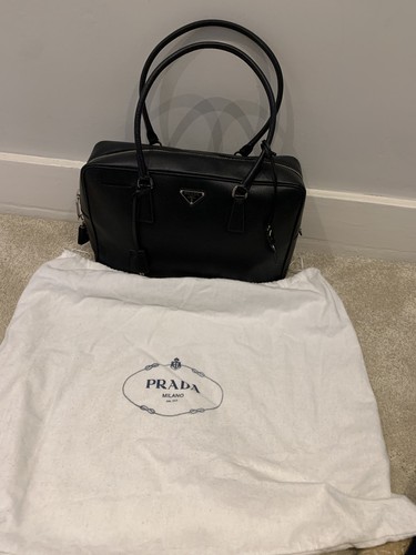 Prada milano black saffiano - milano,