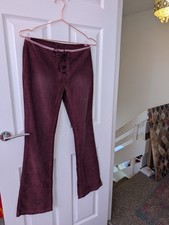 Next burgundy cord flared