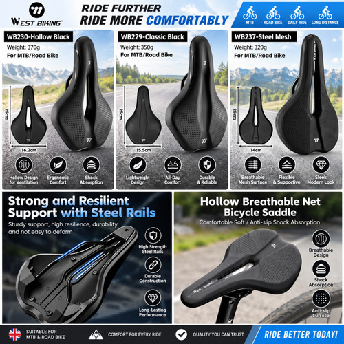 Ultralight short nose saddle - ultralight,