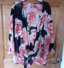 MATALAN ROSE DESIGN KIMONO