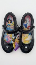 NEXT Girls Disney Princess Patent School Shoes UK 10 EU 28  New With Tags Black