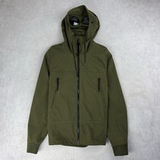 CP Company Soft Shell Goggle Jacket Large Coat Khaki Green 5656