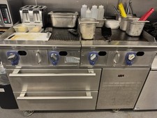 Double Griddle With Double Drawer Refrigerator Electrolux