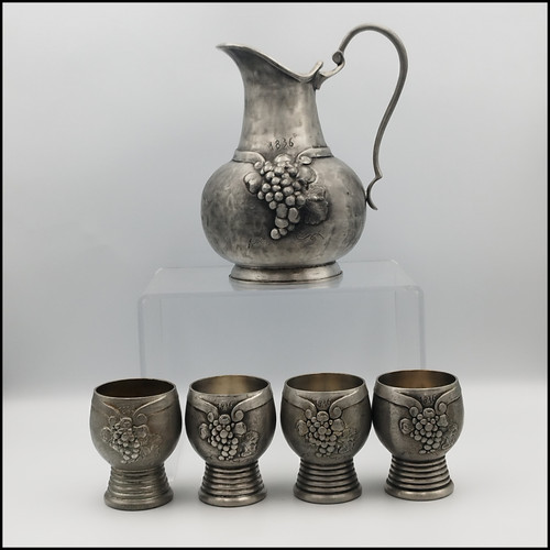 Artina zinn german pewter wine - german,