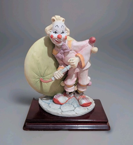 Vintage clown pumping balloon - vintage,