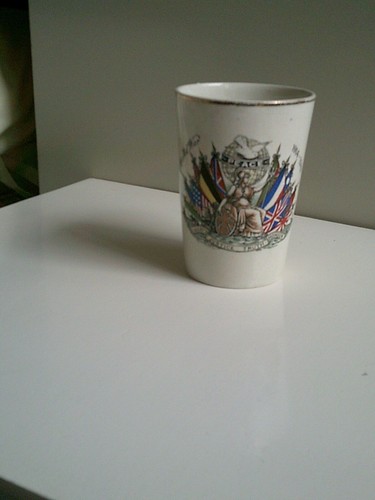 Antique china beaker - china,