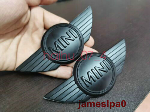 2pcs black front bonnet rear - front,