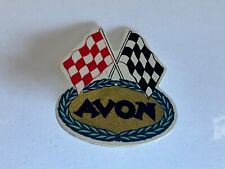 Vintage Original Avon Tyres Plastic lapel Button Badge