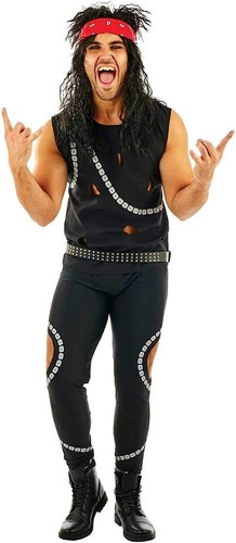 Men 80s glam rocker - 80s, costume
