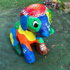 Dog Vintage Paper Mache