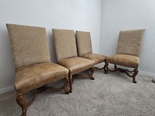 Four High Back Dining Chairs