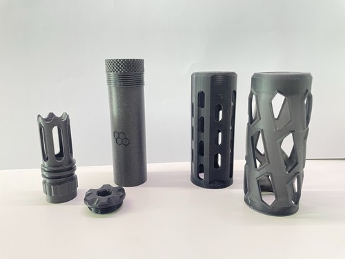 Barrel extension black airsoft - barrel,