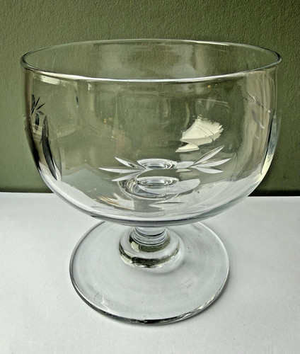 Vintage etched glass - vintage,