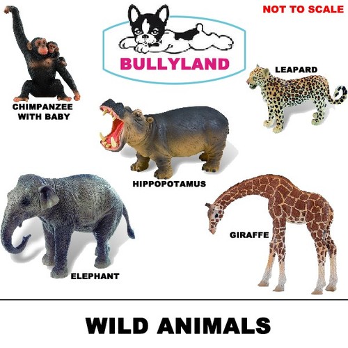 Wild animal toy figurines - figurines, from