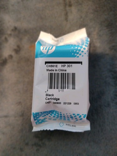 Genuine 301 ink black - genuine, hp