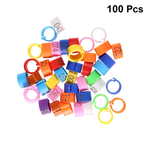 100 pcs bird rings for - for, legs
