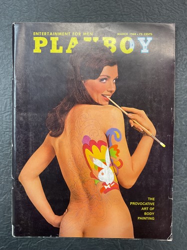 Playboy magazine march 1968 - magazine,