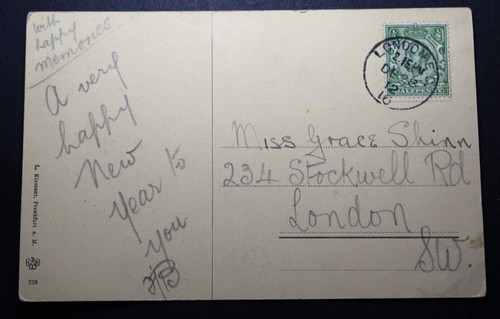 London 16 1912 postmark - e.c., #16