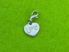 Thomas Sabo Small Silver “Love” Heart With CZ Charm
