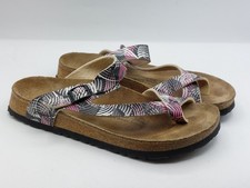 Women’s Birki’s by Birkenstock Multicolour strap sandals Leather Size 5.5