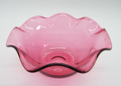 Antique hand blown cranberry - antique,