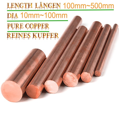Pure copper round bar - pure,