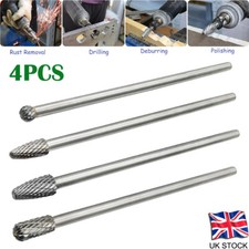 4x 6-Inch Long Carbide Rotary