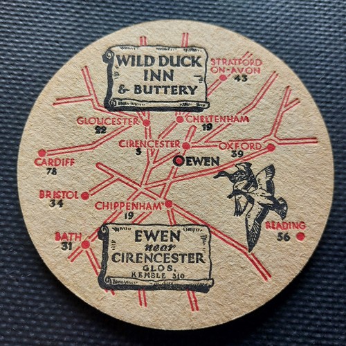 Martini beer mat wild - beer, inn