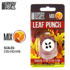Miniature Leaf Punch - RED -