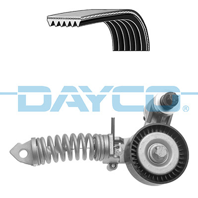 Dayco kpv498 ribbed belt - belt, set